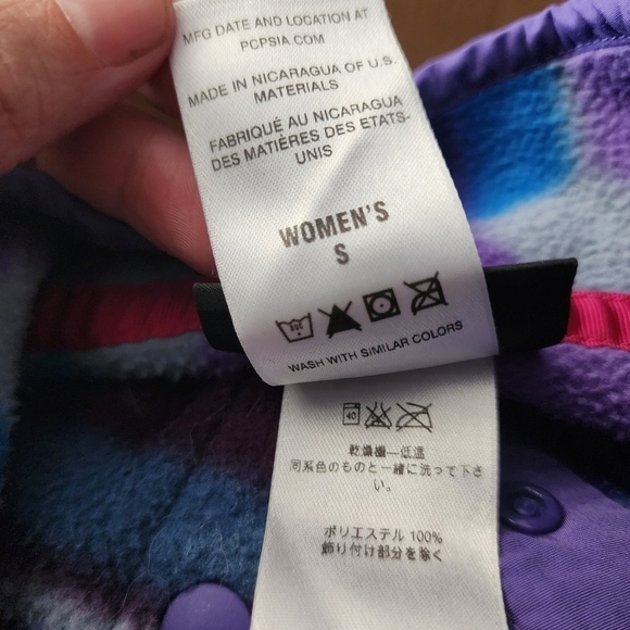 Patagonia Rare Southwest Pattern Synchilla Snap-T Fleece Jacket Women's Small S - Picture 11 of 11